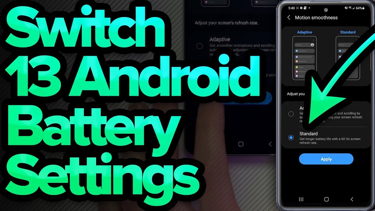 Smart Display Settings to Save Battery